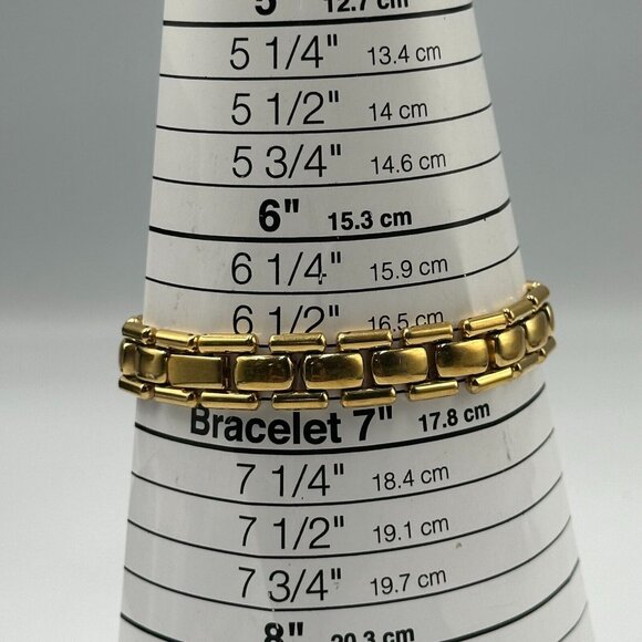 Pulsar Watch Women Gold Tone Rectangle 16MM Dial V400-X008 Quartz New Battery - Picture 12 of 14